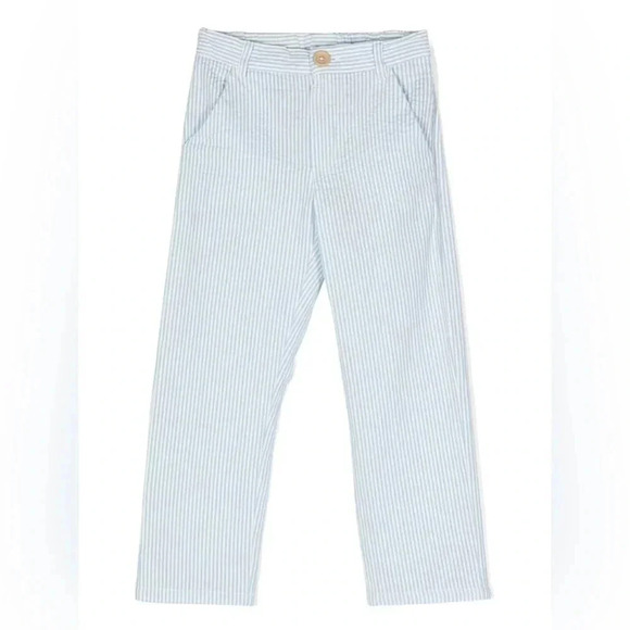 BONTON‎ Baby Rayure Bleue Pants - Picture 1 of 7